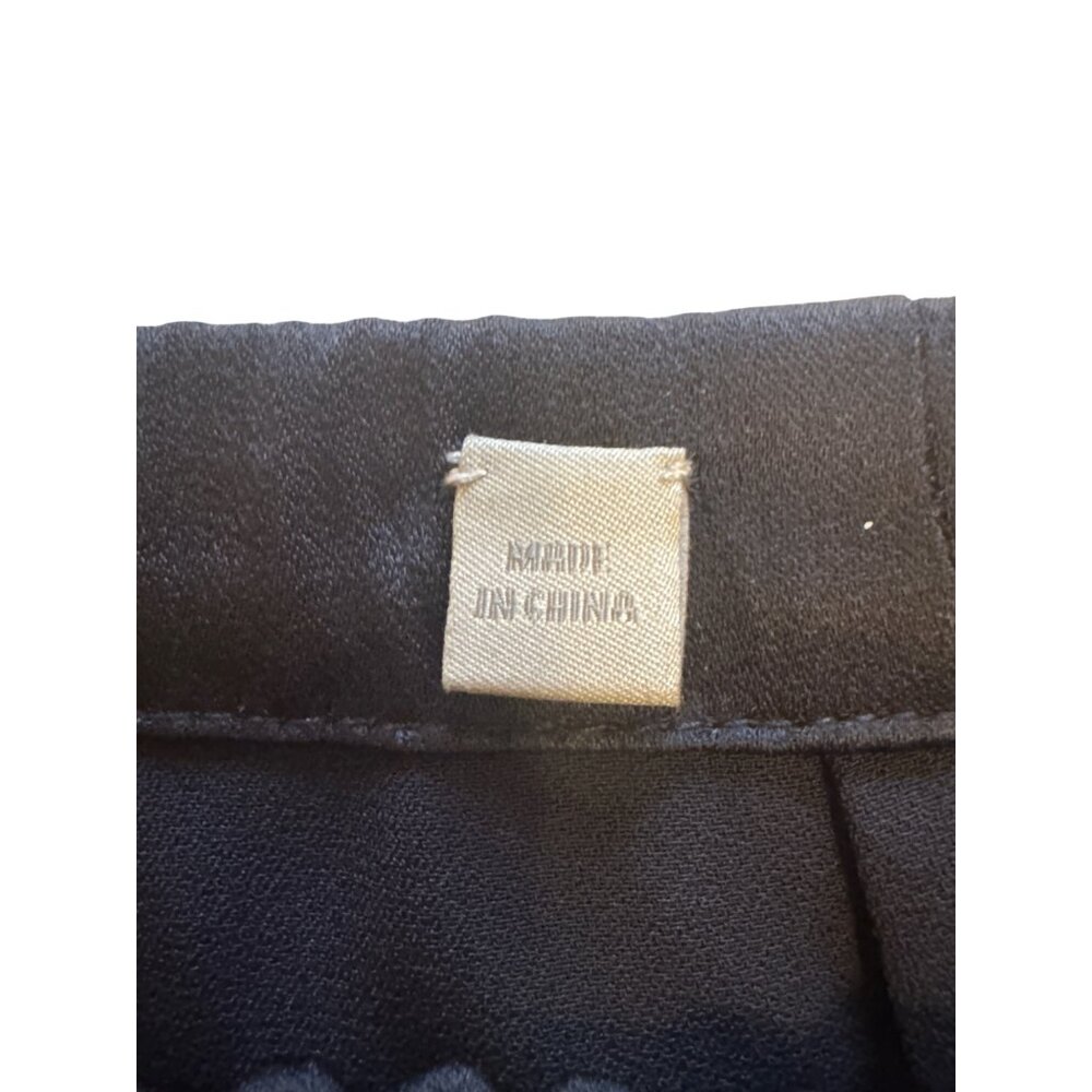 Vince Navy Satin Drawstring Pants Size M Italian Fabric Luxe Minimalist Y2K Vibe - Picture 14 of 14